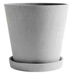 HAY Blomkruka och fat, XXL, grå