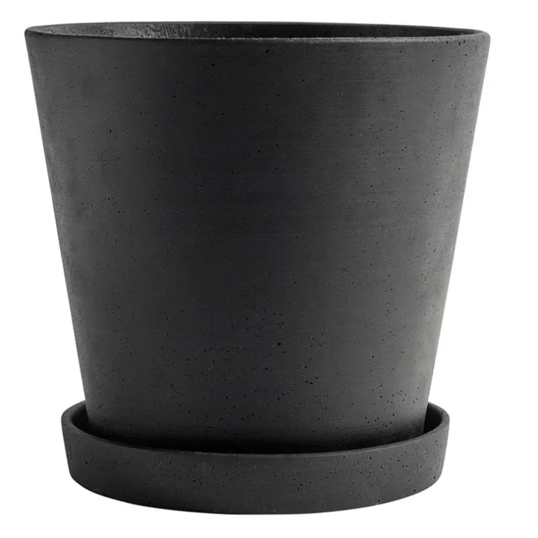 HAY Blomkruka och fat, XXL, svart