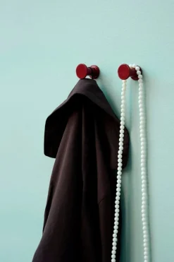 HAY Bolt Hook set, 2 stycken, röd