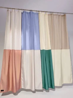 HAY Check duschdraperi, grön