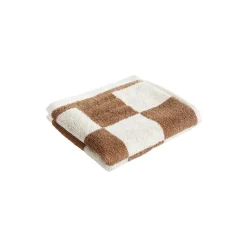 HAY Check tvättlapp, 30 x 30 cm, cappuccino