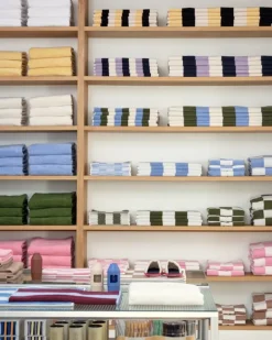 HAY Check tvättlapp, 30 x 30 cm, cappuccino