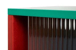 HAY Colour Cabinet m/ glasdörrar, golvstående, 120 cm, flerfärgad