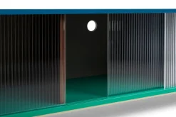 HAY Colour Cabinet m/ glasdörrar, golvstående, 180 cm, flerfärgad