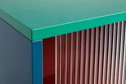 HAY Colour Cabinet m/ glasdörrar, hög, flerfärgad