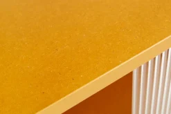 HAY Colour Cabinet med glasdörrar, hög, gul