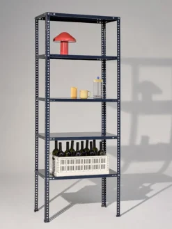 HAY Colour Crate, L, återvunnen plast, off-white