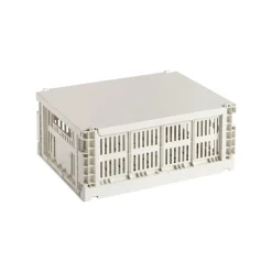 HAY Colour Crate lock, M, naturvit
