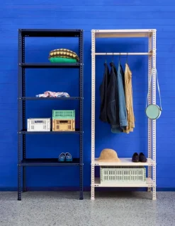 HAY Colour Crate, M, återvunnen plast, off-white