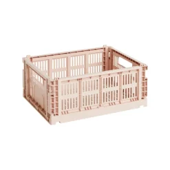 HAY Colour Crate, M, återvunnen plast, pulver