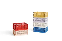 HAY Colour Crate, M, återvunnen plast, pulver