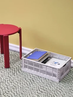 HAY Colour Crate, M, återvunnen plast, lavendel