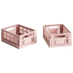 HAY Colour Crate Mini, 2-pack, blush