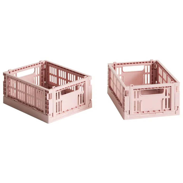 HAY Colour Crate Mini, 2-pack, blush