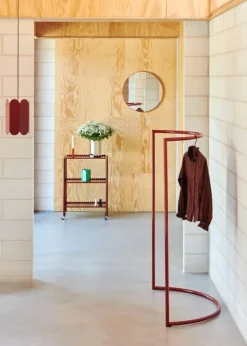 HAY Colour Rack, klädhängare, C-form, maroon red