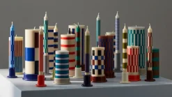 HAY Column ljus, L, ljusgrå - grön