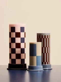 HAY Column ljus, M, antracit - bordeaux