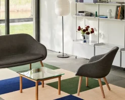 HAY Common golvlampfot, mjuk svart stål