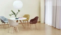 HAY CPH20 2.0 bord, 120 cm, lackad ek - vit laminat