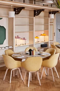 HAY CPH25 2.0 bord, 140 cm, lackad ek - grå linoleum