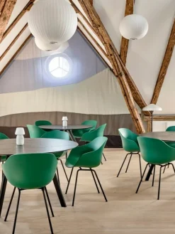 HAY CPH20 2.0 bord, 120 cm, svart ek - svart ekfaner