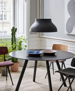 HAY CPH25 2.0 bord, 140 cm, svart ek - svart ekfaner