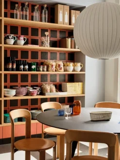 HAY CPH25 2.0 bord, 140 cm, svart laminat - svart linoleum