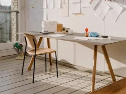 HAY CPH30 2.0 bord, 200 x 90 cm, lackad ek - grå linoleum