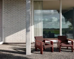 HAY Crate fåtölj, iron red