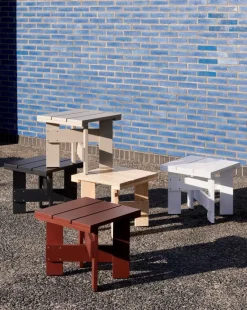 HAY Crate Low bord, 45 x 45 cm, London fog