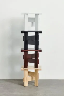 HAY Crate Low bord, 45 x 45 cm, vit