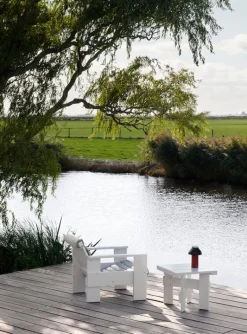 HAY Crate Quilted dyna för fåtölj, sky grey