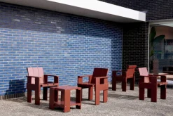 HAY Crate sidobord, 49,5 x 49,5 cm, iron red