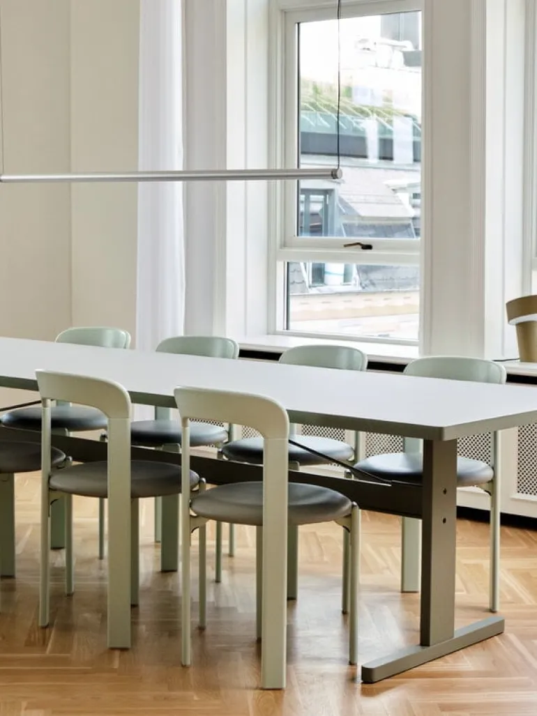 HAY Factor Linear taklampa, Diffused 1500, aluminium