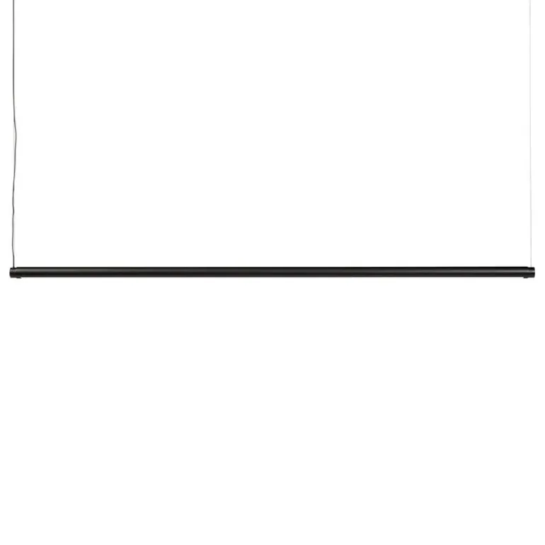 HAY Factor Linear taklampa, Diffused 1500, mjuk svart