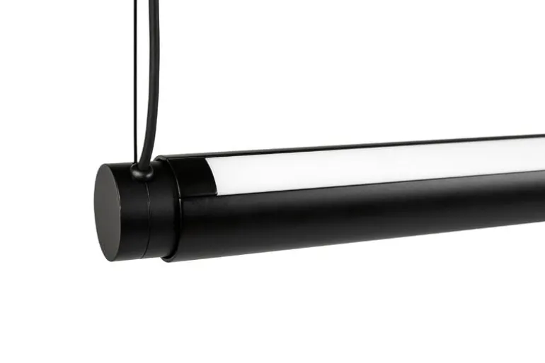 HAY Factor Linear taklampa, Diffused 1500, mjuk svart