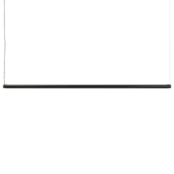 HAY Factor Linear taklampa, Diffused 1500, mjuk svart