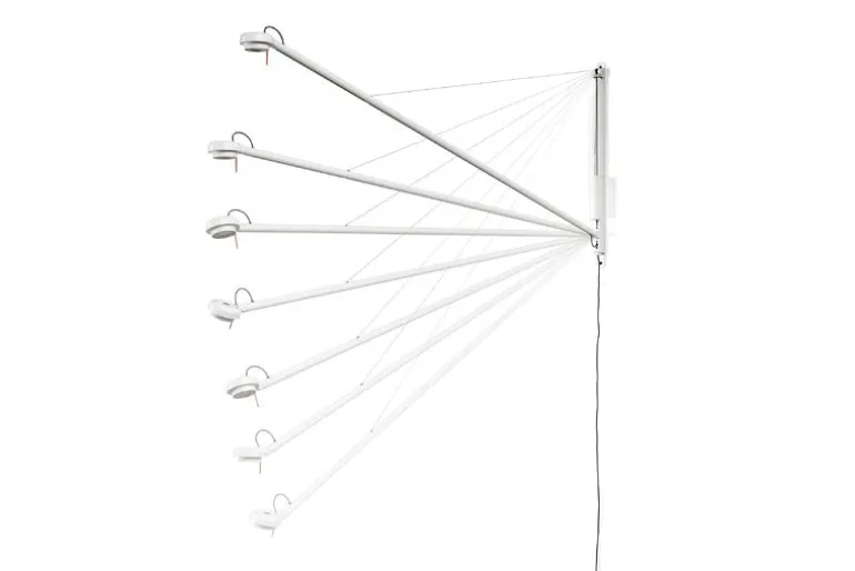 HAY Fifty-Fifty vägglampa, cream white