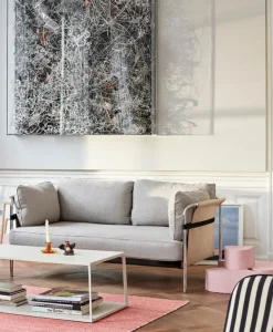 HAY Flare ljusstake, amber