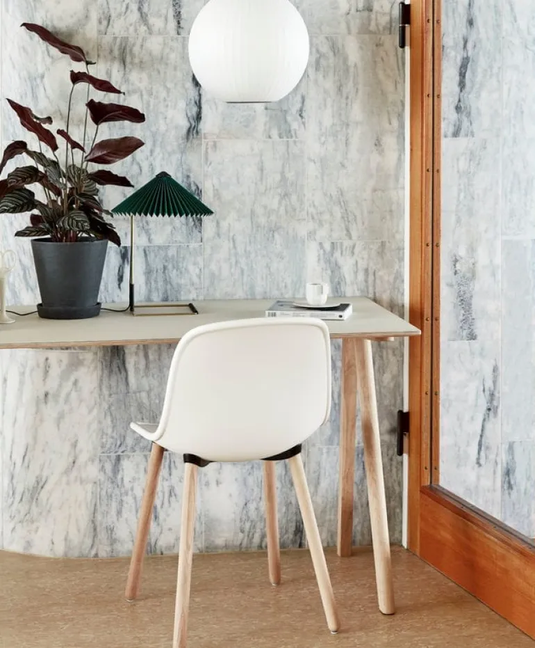 HAY Flowerpot kruka och fat, L, svart