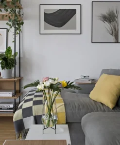 HAY Flowerpot kruka och fat, M, grå