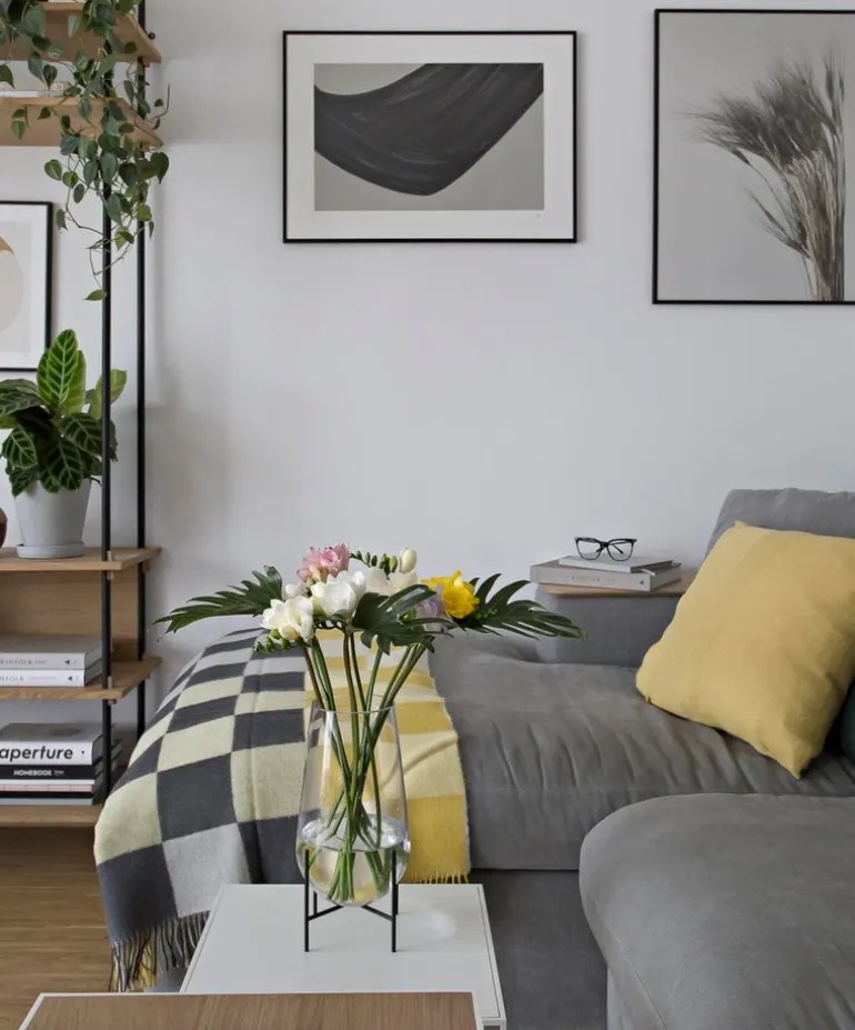 HAY Flowerpot kruka och fat, M, grå