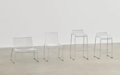 HAY Hee barstol, galvaniserad