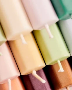 HAY Hexagon ljus, 4-pack, mörk