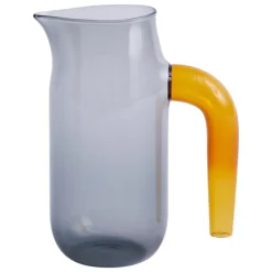 HAY Kanna med brunt handtag, L, träkol