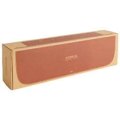 HAY Korpus hylla L, 7 krokar, tegelröd