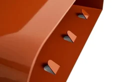 HAY Korpus hylla M, 4 krokar, tegelröd