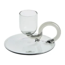 HAY Ljusstake Tiny, böjd, grå