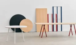 HAY Loop Stand bord, 200 cm, rödbrun - lackerad ek