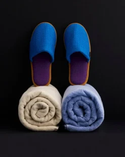 HAY Mono badlakan, 70 x 140 cm, himmelsblå